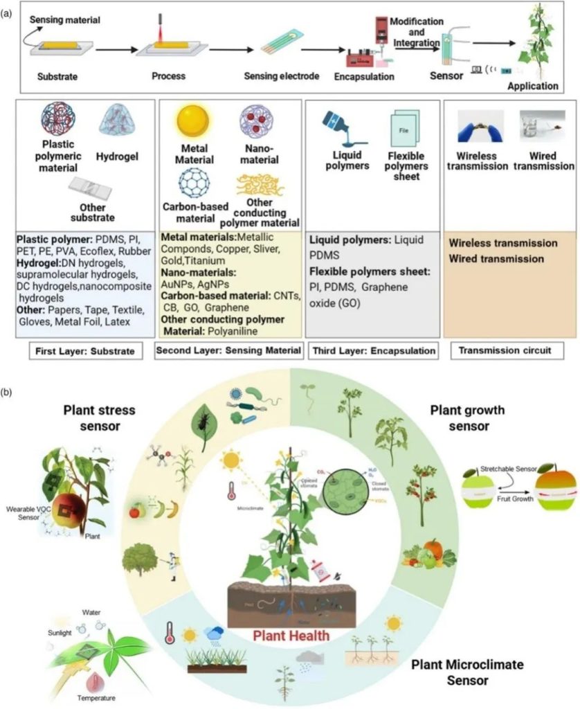 《PBJ | 贵州大学/华中师大团队联合撰写可穿戴式传感器在原位与连续监测植物健康方面的研究综述》